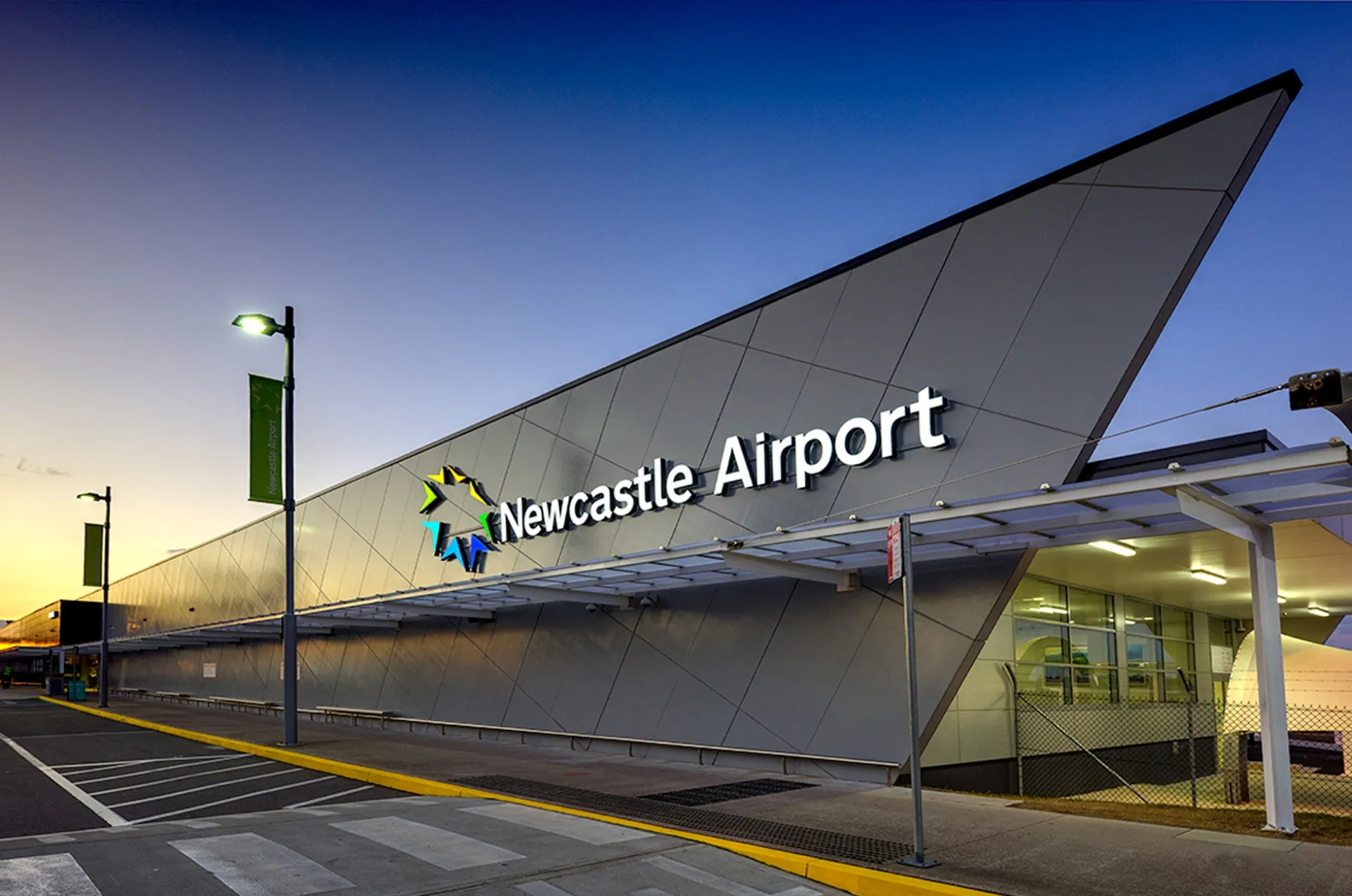 Overview of Newcastle Airport