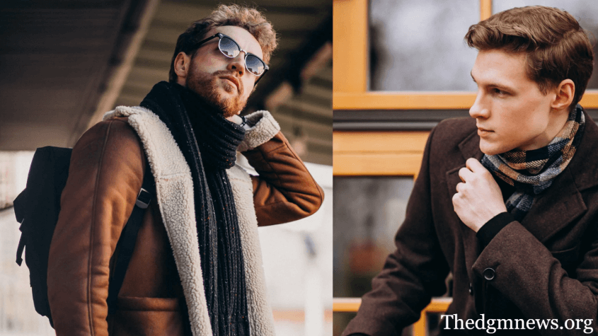 Men’s Red Faux Fur Coat Bold and Stylish Winter Fashion for Men
